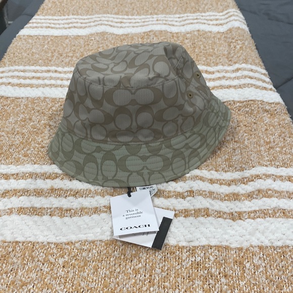 Accessories - Coach bucket hat never worn sm/med
